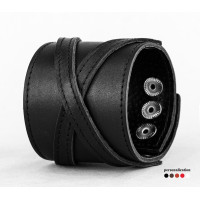 Leather cuff bracelet for men or women, code 3193st