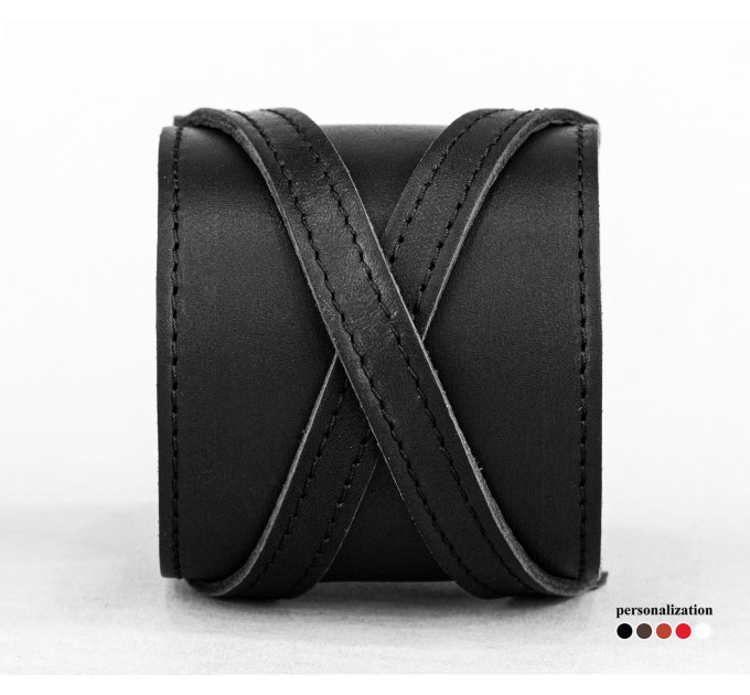 Leather cuff bracelet for men or women, code 3193st