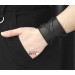 Leather cuff bracelet for men or women, code 3193st