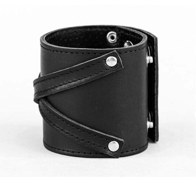 Leather cuff bracelet for men or women, code 3193st