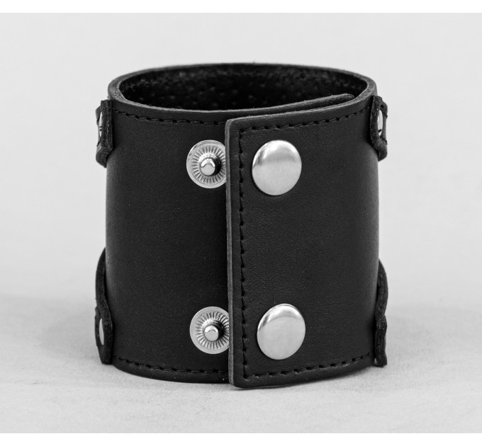 Leather cuff bracelet for men or women, code 3193st