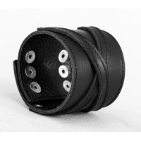 Leather cuff bracelet for men or women, code 3193st