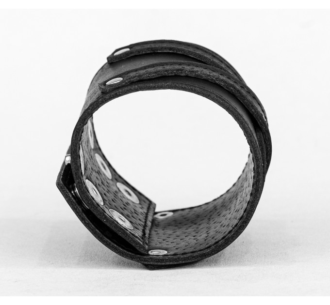 Leather cuff bracelet for men or women, code 3193st