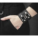 Leather cuff bracelet for men or women, code 3195