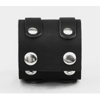 Leather cuff bracelet for men or women, code 3195