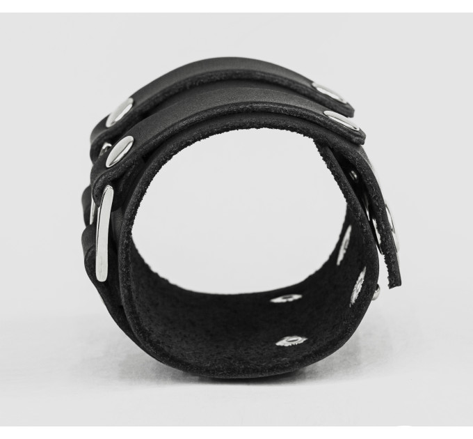 Leather cuff bracelet for men or women, code 3195