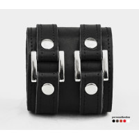 Leather cuff bracelet for men or women, code 3195st