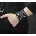 Leather cuff bracelet for men or women, code 3195st