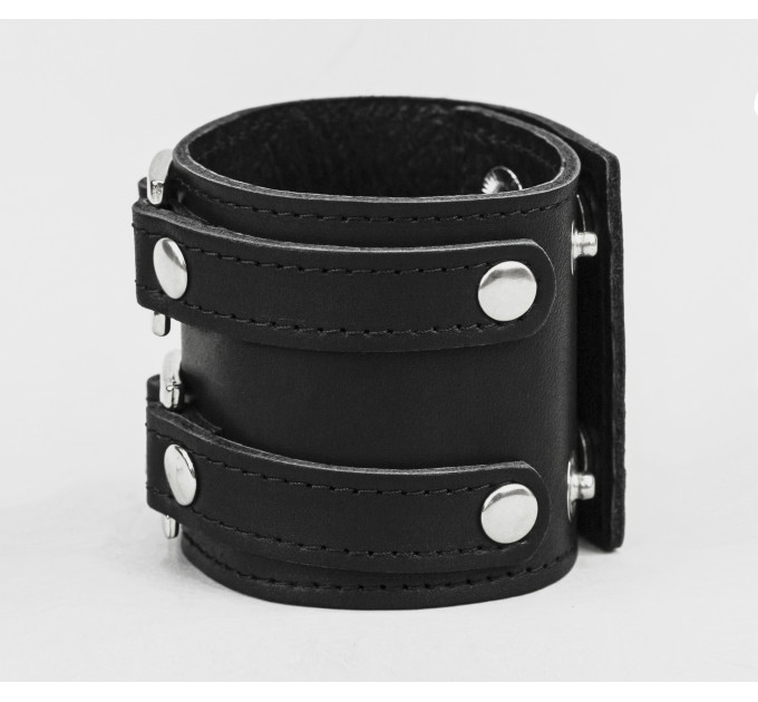 Leather cuff bracelet for men or women, code 3195st