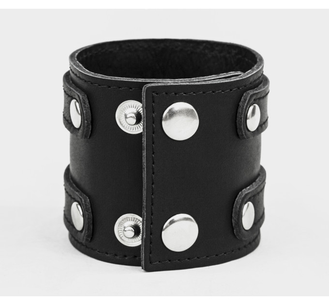 Leather cuff bracelet for men or women, code 3195st