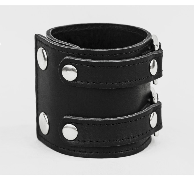 Leather cuff bracelet for men or women, code 3195st