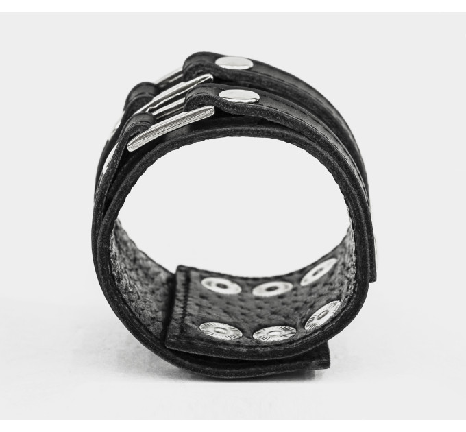 Leather cuff bracelet for men or women, code 3195st