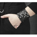 Leather cuff bracelet for men or women, code 3197