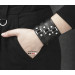 Leather cuff bracelet for men or women, code 3197