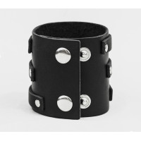Leather cuff bracelet for men or women, code 3197