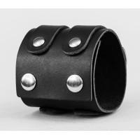Leather cuff bracelet for men or women, code 3198