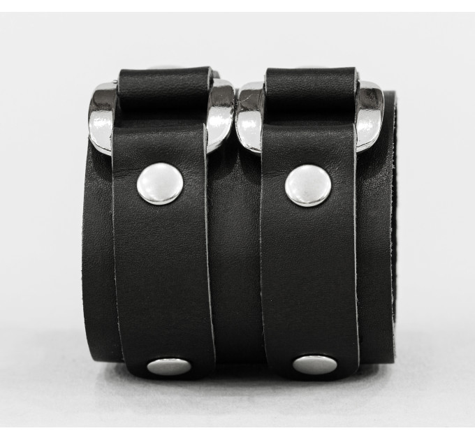 Leather cuff bracelet for men or women, code 3198