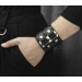 Leather cuff bracelet for men or women, code 3198