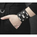 Leather cuff bracelet for men or women, code 3198st