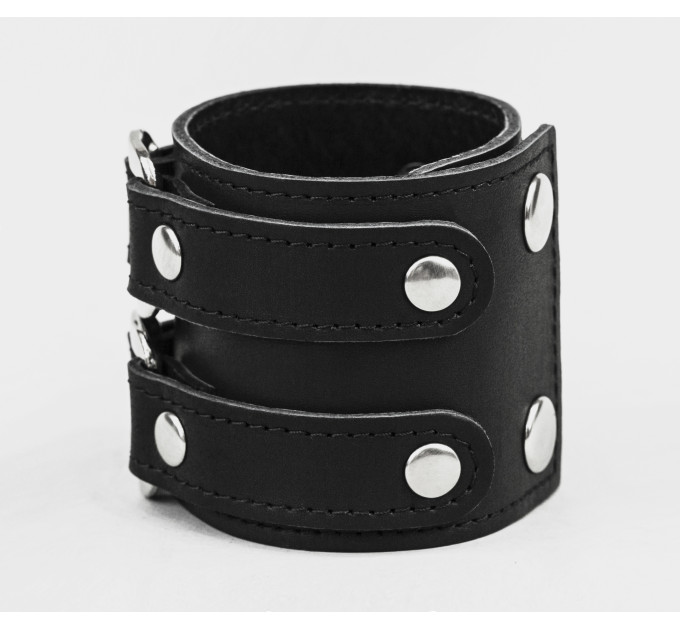 Leather cuff bracelet for men or women, code 3198st