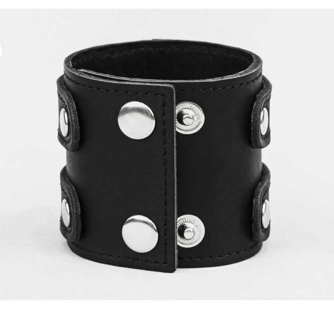 Leather cuff bracelet for men or women, code 3198st