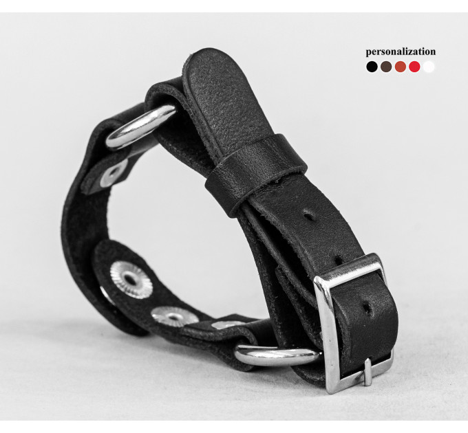 Leather bracelet for men or women, code 3200