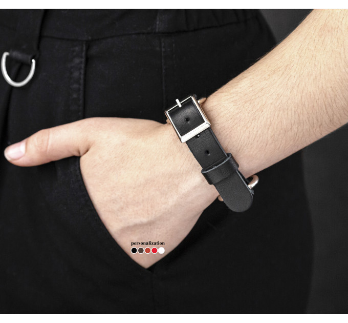 Leather bracelet for men or women, code 3200