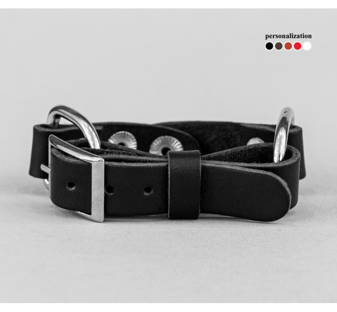 Leather bracelet for men or women, code 3201