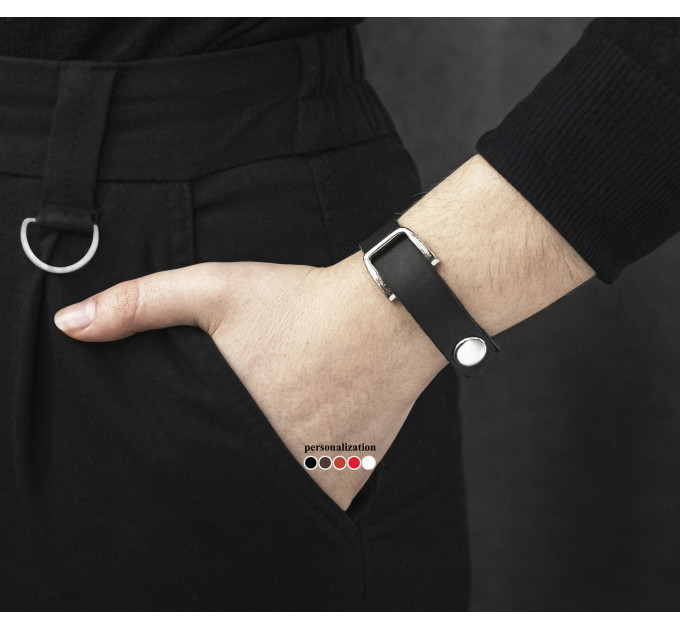 Leather bracelet for men or women, code 3240