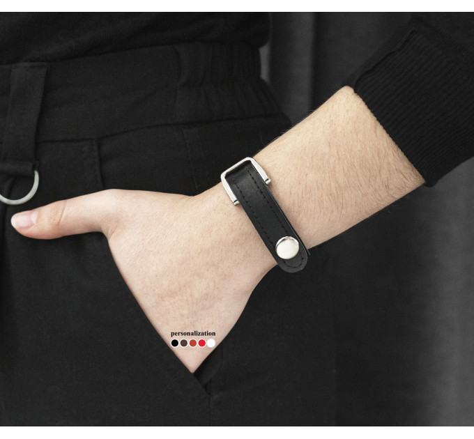 Leather bracelet for men or women, code 3240st