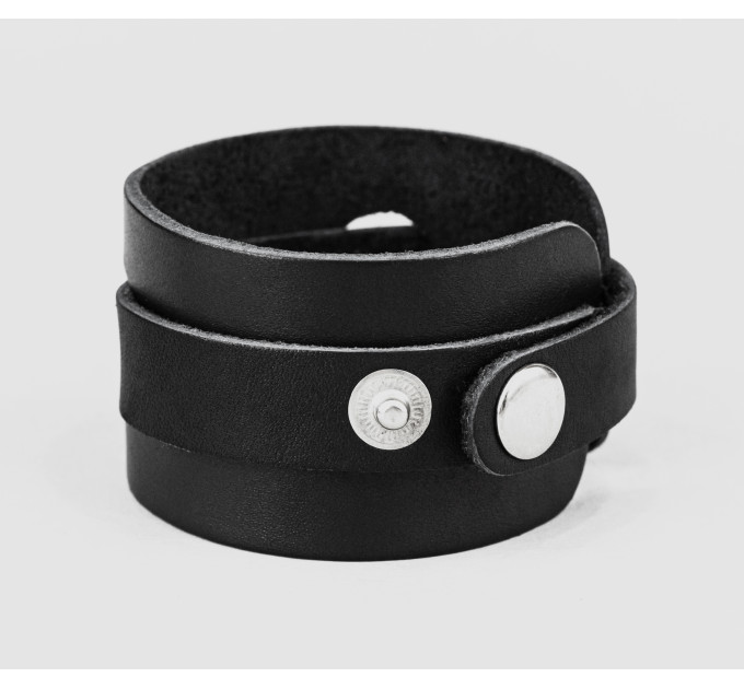 Leather cuff bracelet for men or women, code 3260