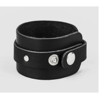 Leather cuff bracelet for men or women, code 3265