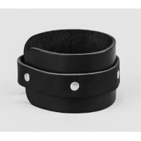 Leather cuff bracelet for men or women, code 3265