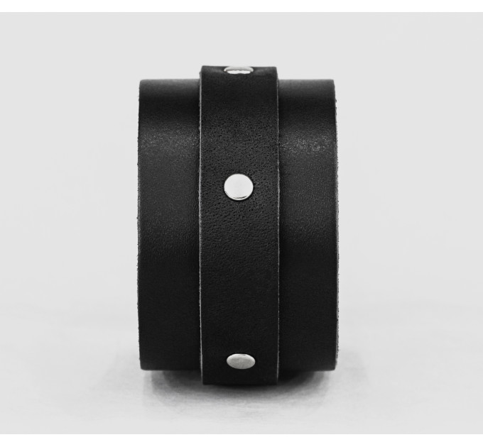 Leather cuff bracelet for men or women, code 3265