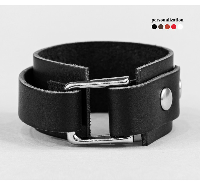 Leather bracelet for men or women, code 3271