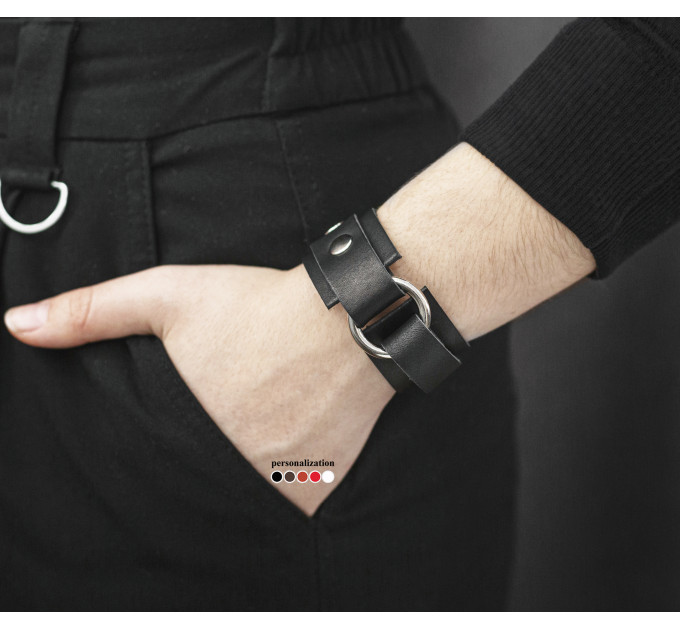 Leather bracelet for men or women, code 3272