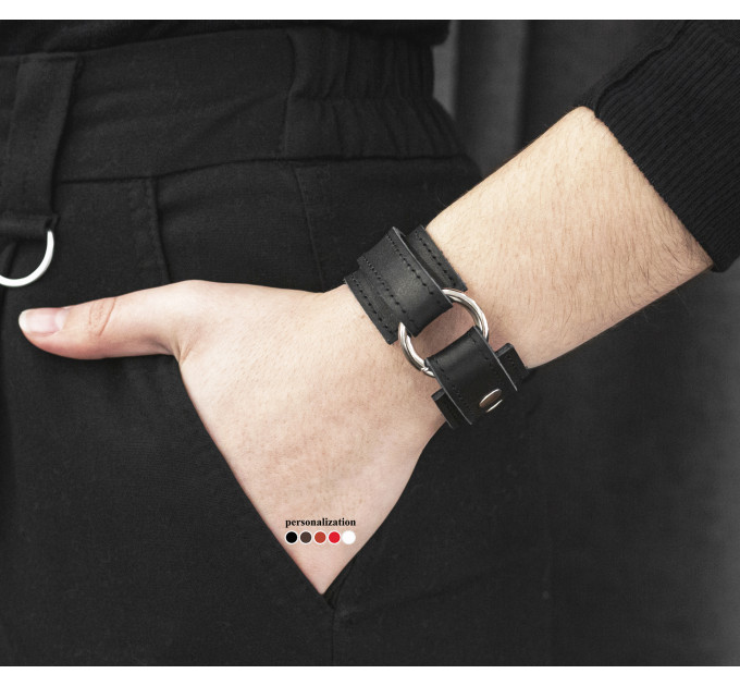 Leather bracelet for men or women, code 3272st