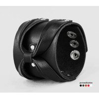 Leather cuff bracelet for men or women, code 3290
