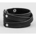Leather cuff bracelet for men or women, code 3291st