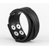 Leather cuff bracelet for men or women, code 3291st