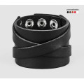 Leather cuff bracelet for men or women, code 3293