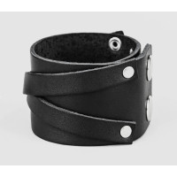 Leather cuff bracelet for men or women, code 3293