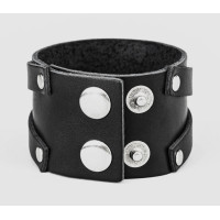 Leather cuff bracelet for men or women, code 3293