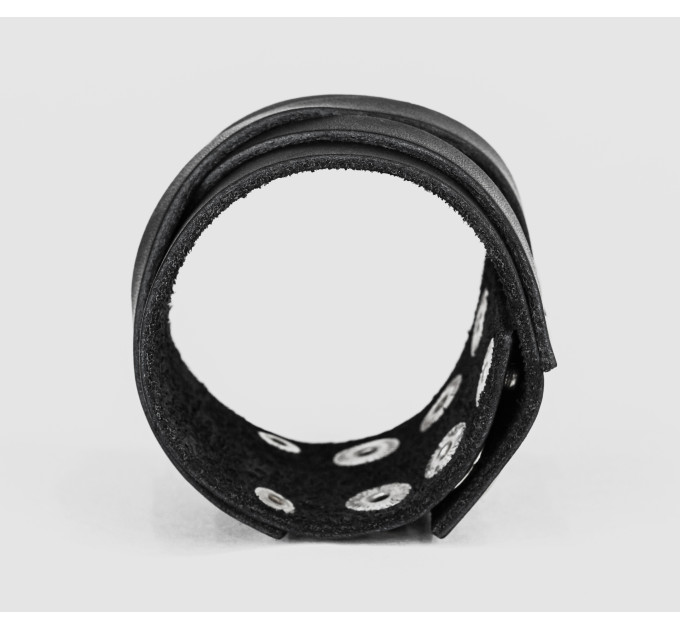 Leather cuff bracelet for men or women, code 3293