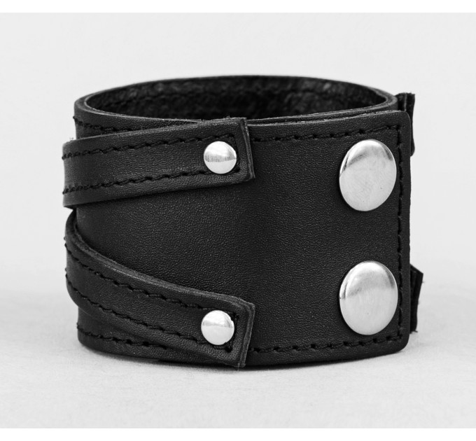 Leather cuff bracelet for men or women, code 3293st