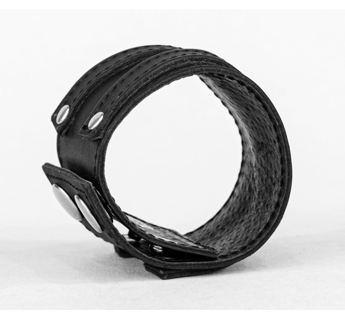 Leather cuff bracelet for men or women, code 3293st