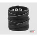 Leather cuff bracelet for men or women, code 3295