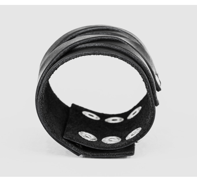 Leather cuff bracelet for men or women, code 3295