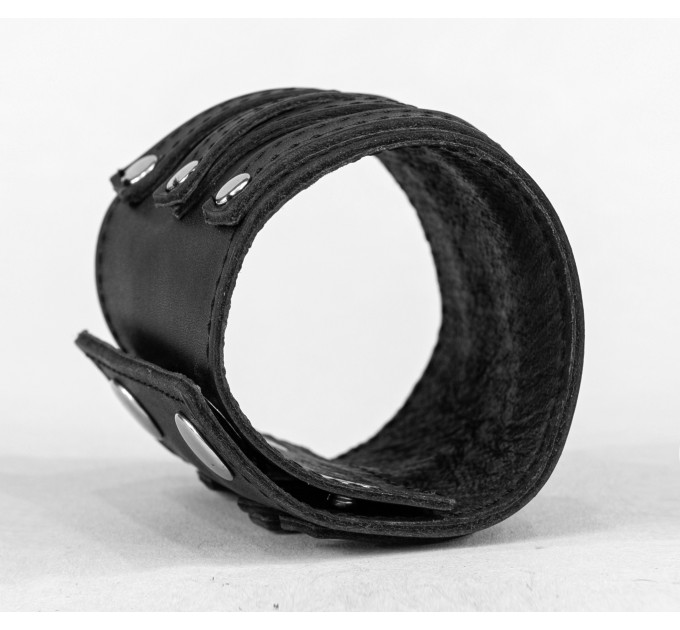 Leather cuff bracelet for men or women, code 3295st