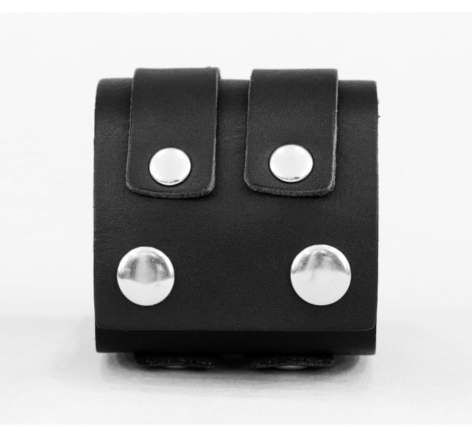 Leather cuff bracelet for men or women, code 3296